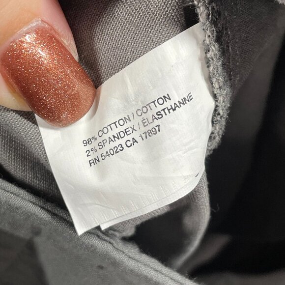 NEW Gap Pants Womens 8 gray chino aubrey classic preppy vintage - Picture 7 of 12